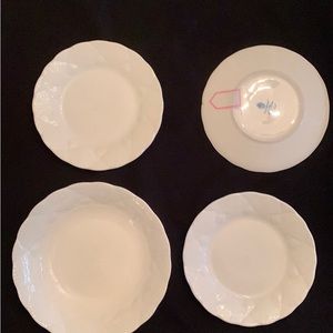 Wedgwood Oceanside 7” diameter cereal bowl and 2 bread and butter plates-